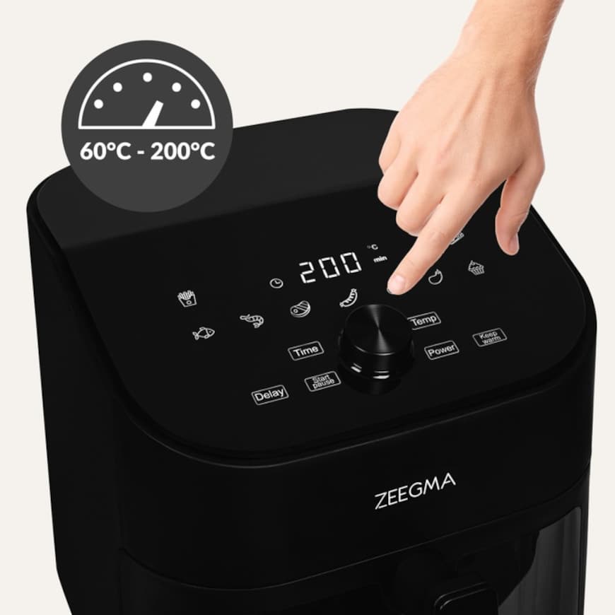 Frytkownica Beztłuszczowa ZEEGMA KNAPPER CHEF 1600W