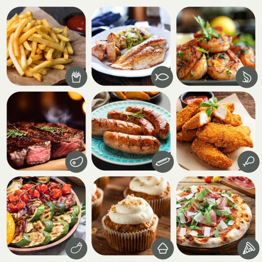 Frytkownica Beztłuszczowa ZEEGMA KNAPPER CHEF 1600W