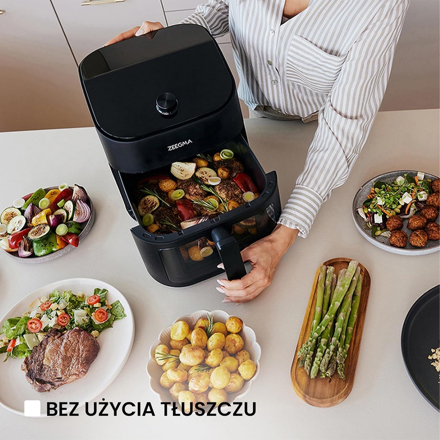 Frytkownica Beztłuszczowa ZEEGMA KNAPPER CHEF 1600W