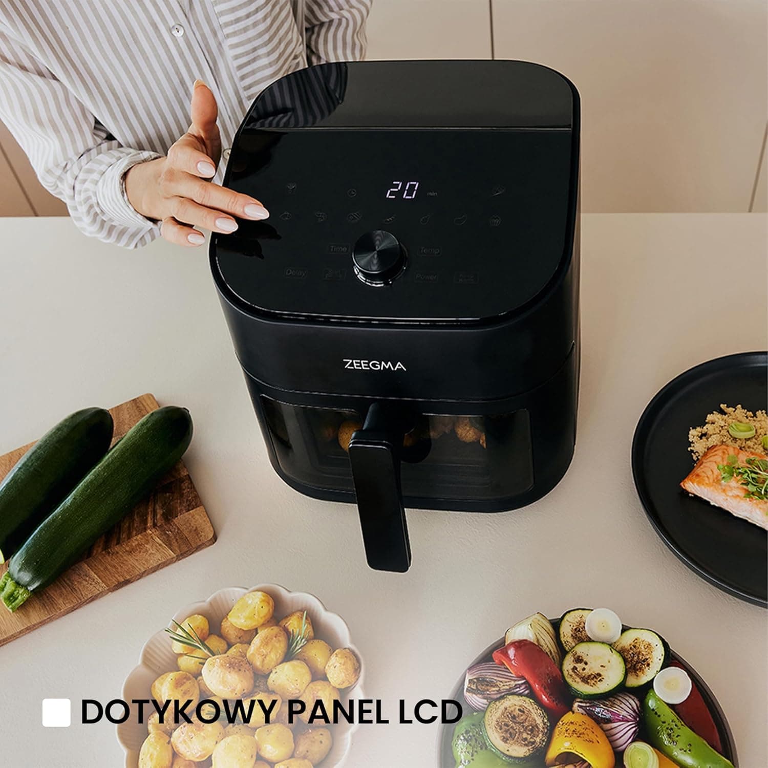 Frytkownica Beztłuszczowa ZEEGMA KNAPPER CHEF 1600W