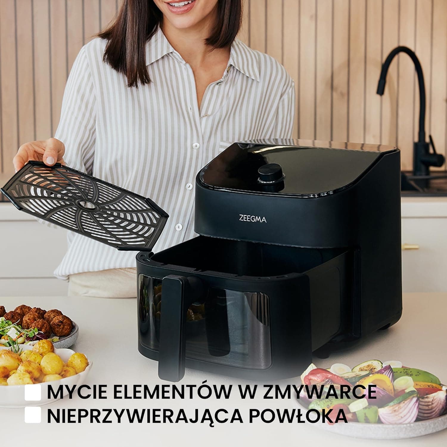 Frytkownica Beztłuszczowa ZEEGMA KNAPPER CHEF 1600W